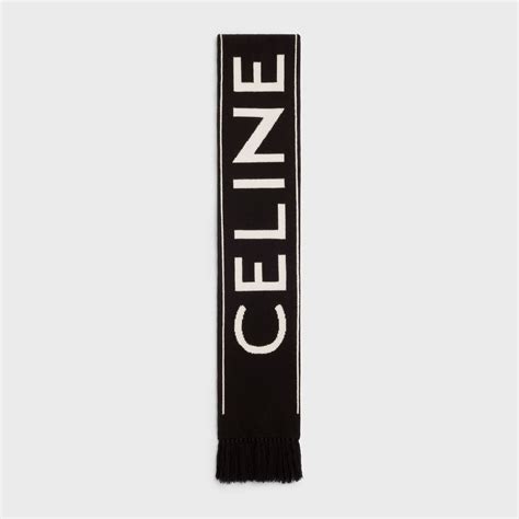 celine scaf|CELINE SCARF IN WOOL AND CASHMERE.